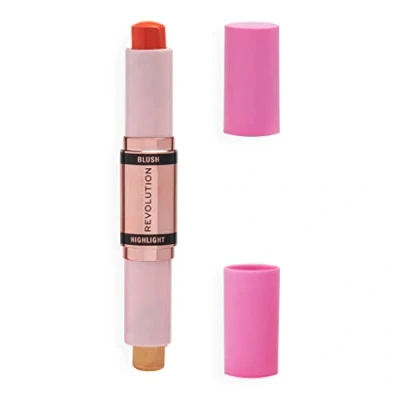 Immagine di Makeup Revolution Blush &amp; Highlight Stick Phard, Taglia: 8.6 g, Coral dew