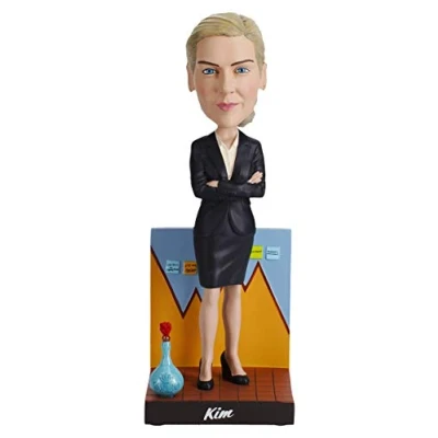 Immagine di Royal Bobbles Better Call Saul Kim Wexler Bobblehead, figura realistica in poliresina di alta qualità, numero serie unico, dettagli squisiti