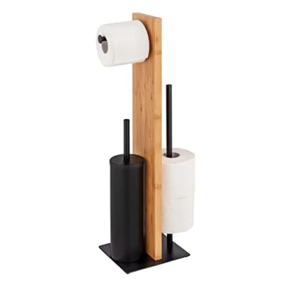 Immagine di Maximex Wenko 25376100 Stand Lesina, Set Combinato, Nero/Colore Naturale
