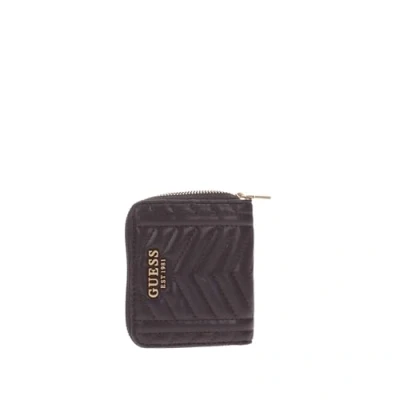 Immagine di Guess Lovide Trapuntato Portafoglio, Donna, Taglia: One Size, Nero