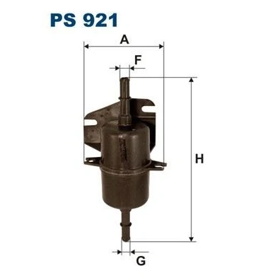 Immagine di FILTRON PS 921 Filtro Carburante per condotti/circuiti 9,5 FIAT: Strada Pick up, Seicento / 600 Hatchback, Palio I Weekend