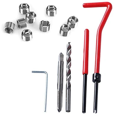 Immagine di Basetousual 30 Pezzi Kit di Riparazione Filettatura M6, Utensile Manuale per HSS, La Automatica