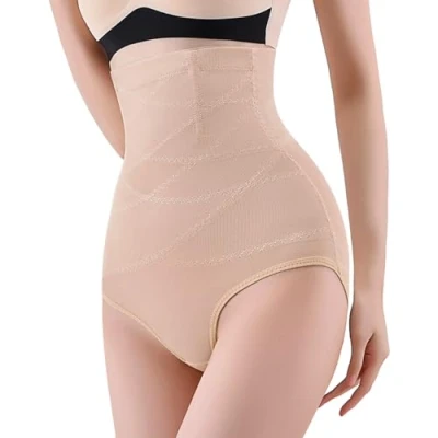 Immagine di ZKZFCAI Mutande Imbottite da Donna Contenitiva a Vita Medio Alta Push Up Glutei Traspiranti Ed Elasticizzati Pantaloncini Intimo Hip Enhancer Shapewear Senza Cuciture（S）