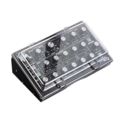 Immagine di Decksaver Cover per Moog Minitaur Coperchio protettivo in policarbonato super resistente colore fumé trasparente, prodotta nel Regno Unito La scelta dei produttori una protezione