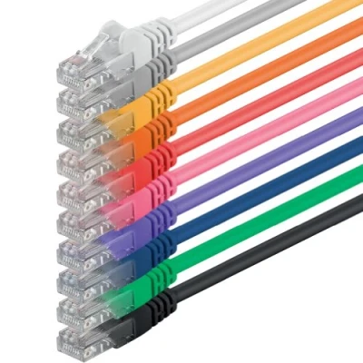 Immagine di 1aTTack.de 15m 10 Colori Pezzi Rete Cavi Cat6 Cat 6 10/100 / 1000/10000 Mbit/s per Switch, Router, Modem, Patchpannel, Access Point