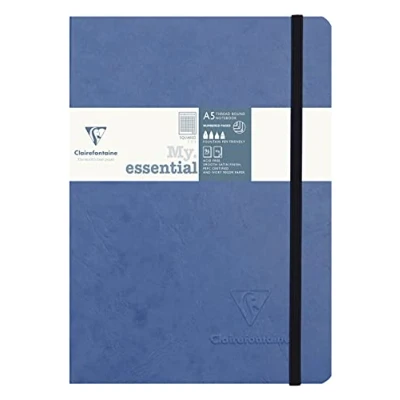 Immagine di Clairefontaine 793424C Taccuino Cucito Dorso Quadrato, 21 x 15 1.4 cm, Blu