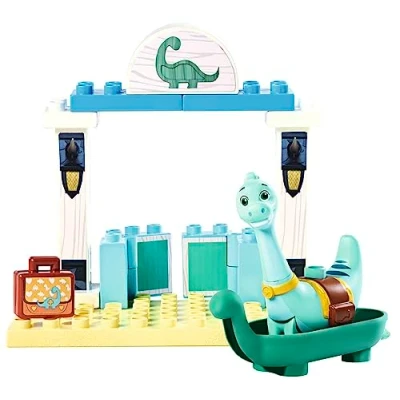 Immagine di Big Bloxx Riproduzione Dino Ranch con Clover mattoncini da costruzione (13 pezzi) per piccolo focolaio di figura dinosauro, pietre gioco bambini dai 18 mesi ai 5 anni