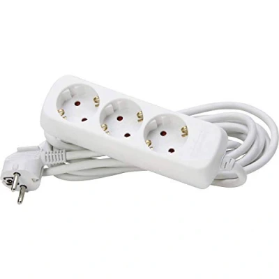 Immagine di Kopp Nastro a 3 pieghe standard, linea di alimentazione 5 m, bianco, 128690659
