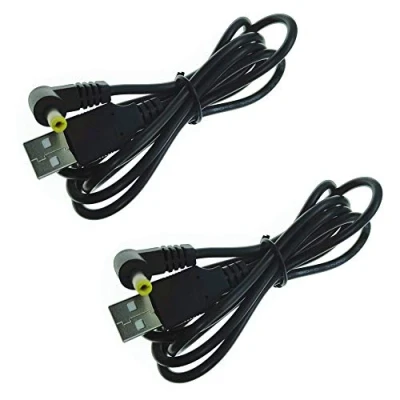 Immagine di DZYDZR 2 connettori cavi USB A 4,0 mm x 1,7 DC 5 V (1 m)