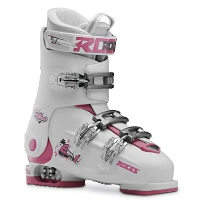 Immagine di Roces Idea, Scarponi da Sci Unisex Bambini, Multicolore (White/Deep Pink), MP 22.5 25.5/36 40