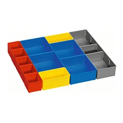 Immagine di Bosch Professional Inserto per valigetta porta minuteria Scomparti: 12 suddivisione variabile Contenuto 1 pz.