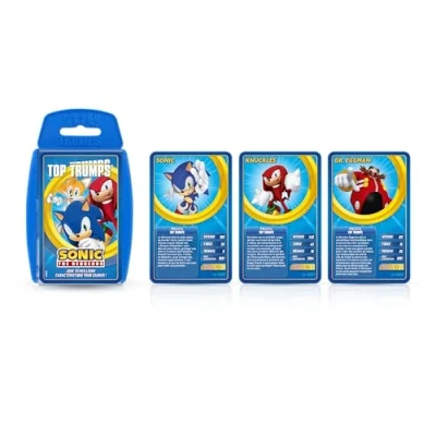 Immagine di WINNING MOVES TOP TRUMPS SONIC Gioco da tavolo di carte battaglia 2 6 giocatori Versione francese