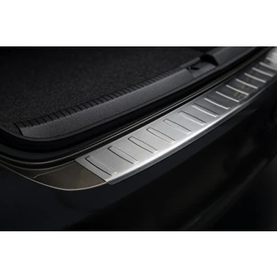 Immagine di Avisa Protezione paraurti Posteriore in Acciaio Inox Compatibile con Volkswagen Golf VII Variant/Alltrack 2012 2017 &#039;Ribs&#039;