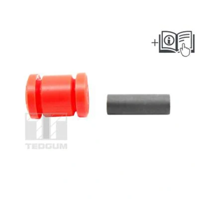 Immagine di TEDGUM 00217320 Silent Block con tappo grasso, istruzioni montaggio Assale anteriore, bilaterale, inferiore, anteriore PU (Poliuretano)