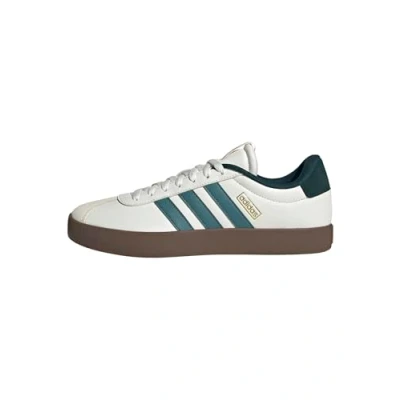 Immagine di adidas VL Court 3.0 Shoes, Scarpe da Ginnastica Uomo, Nucleo Bianco Preloved Teal Aurora Ivy, 40 2/3 EU