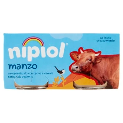 Immagine di Nipiol Omogeneizzato Manzo, 80 g, Confezione da 24