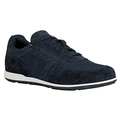 Immagine di Geox U Ionio Sneakers basse, Uomo, Taglia: 40, Navy Pelle e tessuto