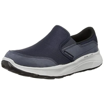 Immagine di Skechers 232515 Nvy, Scarpe da ginnastica Uomo, Navy Mesh Duraleather Trim, 47.5 EU