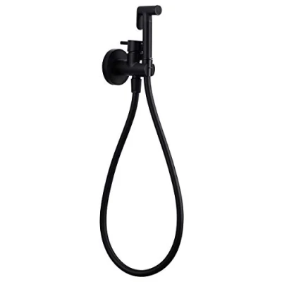 Immagine di Rubinetto bidet da incasso, monocomando WC Imex Serie Munich Nero Opaco RDM001 NG