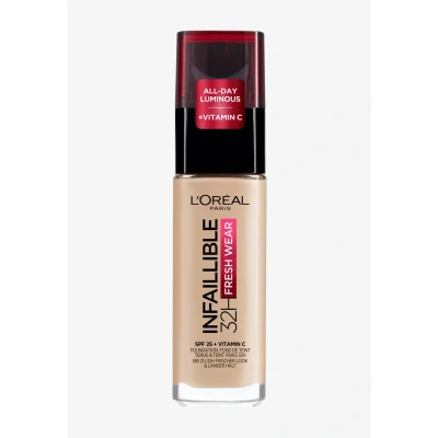Immagine di L&#039;Oréal Paris Infaillible 32H Fresh WEAR Makeup Fondotinta, Donna, Taglia: 30 ml, True beige