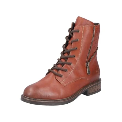 Immagine di Rieker 71450, Stivali Stringati Donna, Nero, 37 EU