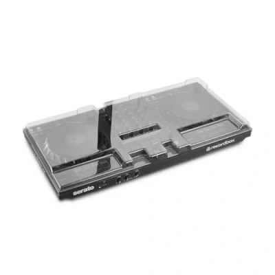 Immagine di DeckSaver Custodia per Pioneer DJ DDJ FLX6, copertura di protezione in policarbonato ultra resistente, colore trasparente fumo, prodotta nel Regno Unito, la scelta dei una protezione,