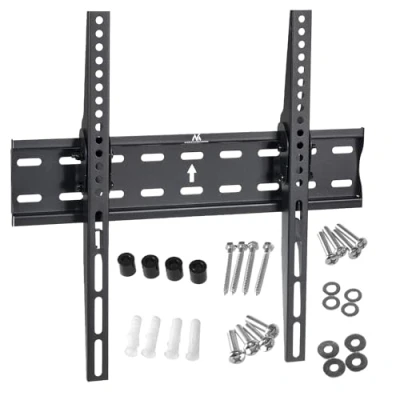 Immagine di Maclean MC 862 Supporto Braccio Universal OLED QLED LCD LED Plasma TV Da Parete 2655&quot; Fino a 40kg Max VESA 400 x mm Inclinabile Slim Design