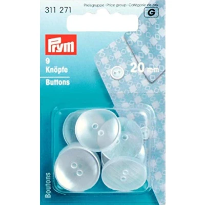 Immagine di Prym Pyjama Buttons, Creme, 32&#039;&#039; 20 mm