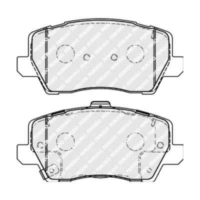 Immagine di FERODO FDB5037 Kit pastiglie freno con segnalatore acustico usura accessori KIA: Picanto III