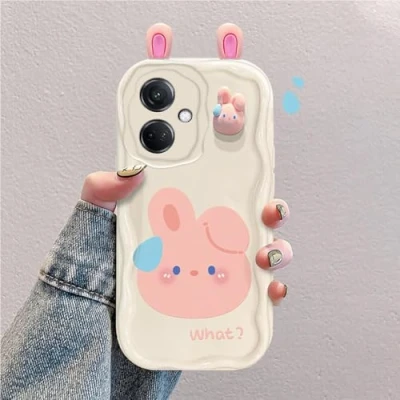 Immagine di Custodia Cartone Animato 3D Compatibile con OnePlus Nord CE 3 Lite 5G/Nord N30 5G Cover Silicone Antiurto Alla Moda