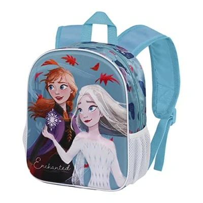 Immagine di Karactermania Frozen 2 Enchanted 3D Small Zaino per bambini, Taglia: One Size, Azul