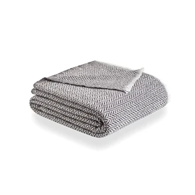Immagine di Todocama coperta in cotone extra morbido, quattro stagioni, copriletto multiuso, plaid per letto, pile, copriletto, copriletto. Grigio scuro, PRCMAMSGROS, 230 x