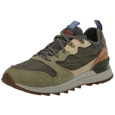 Immagine di Merrell Alpine 83 Recraft Scarpa da hiking olive/multicoloured, Uomo, Taglia: 48, Olive/multi coloured Pelle e tessuto