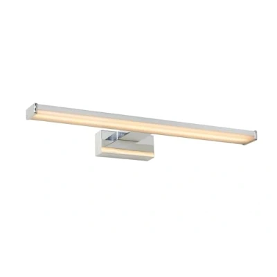 Immagine di Lucide Onno Lampada da specchio bagno LED 1 X 12 W 3000 K IP44 cromato opaco