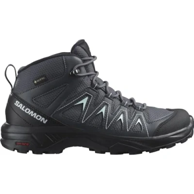 Immagine di Salomon X Braze MID GTX Scarpa da hiking, Donna, Taglia: 38 2/3, Ebony/india ink/bleached aqua Tessuto / sintetico