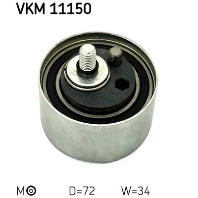Immagine di SKF VKM 11150 Rullo tenditore, Cinghia dentata con materiale di fissaggio AUDI: A4 B5 Sedan, B6 Avant, B7 Avant