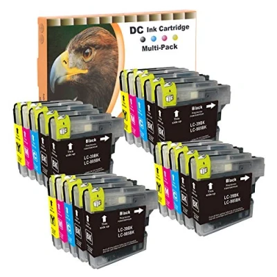 Immagine di D&amp;C LC985 Cartucce d&#039;inchiostro compatibili per Brother LC 985 XL DCP J125 J140W J315W J315X J415 J515W MFC J220 J265W J270W J280W J410 (20 Pack)