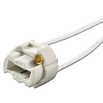 Immagine di world trading net Portalampada G9 Tondo Max 230V/500W 10cm Cavo