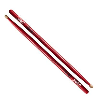 Immagine di Zildjian Artist Series Hickory Drumsticks Josh Dun Wood Tip Red