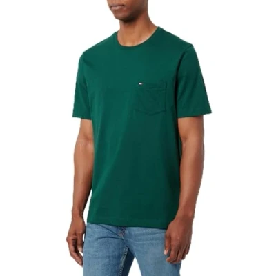 Immagine di Tommy Hilfiger Essential TEE Tshirt basic, Uomo, Taglia: XS, Ornamental green