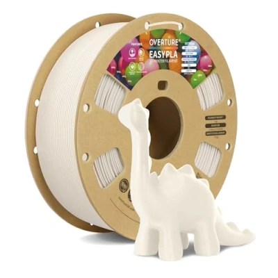 Immagine di OVERTURE Filamento Easy PLA 1.75mm, 1kg Bobina(2.2lbs), Precisione Dimensionale +/ 0.02 mm, per Stampante 3D (Easy Beige)