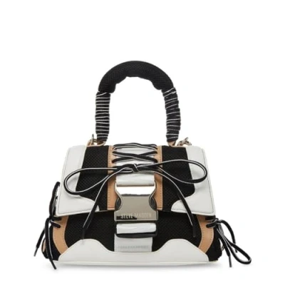 Immagine di Steve Madden Top Handle Diego Crossbody con Maniglia Superiore Donna, Nero/Marrone, Taglia Unica