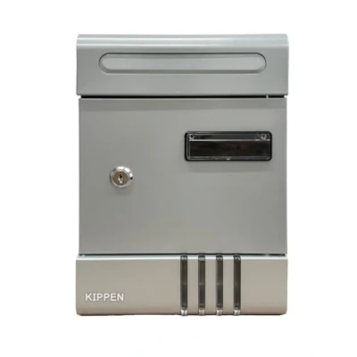 Immagine di Kippen 10005LS Cassetta Postale Modello House, Colore Silver. Dimensioni: 290x205x70 mm