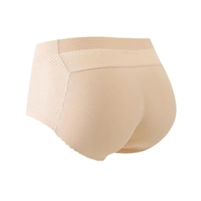 Immagine di Hanaoops Mutande Imbottite da Donna Contenitiva a Vita Medio Alta Push Up Glutei Traspiranti Ed Elasticizzati Pantaloncini Intimo Hip Enhancer Shapewear Senza Cuciture