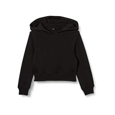 Immagine di Build Your Brand Felpa con Cappuccio da Ragazza, Nero, 146 152 Bambina