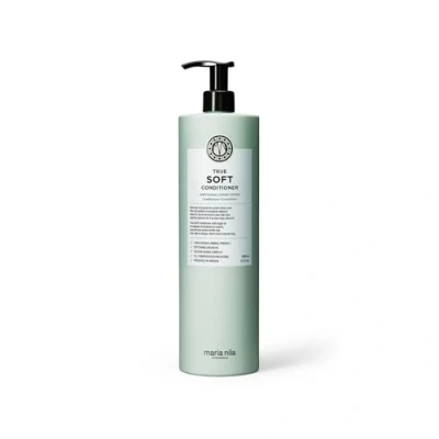 Immagine di Maria Nila True Soft, Balsamo 1000 ml, per capelli secchi, l’olio di argan reidrata e riduce l’effetto crespo, prodotto 100% vegano senza solfati/parabeni