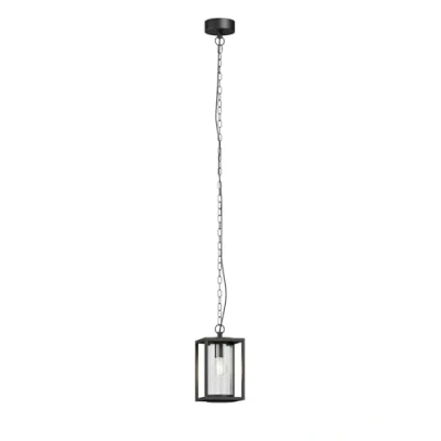 Immagine di Lucande lampada da esterni &#039;Ferda&#039; dimmerabile (Moderno) colore Nero, in Alluminio (1 luce, E27) Sospensione