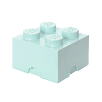 Immagine di Mattoncino Contenitore Lego a 4 Bottoncini, Impilabile, 5,7 Litri, Acqua, 1 pezzo