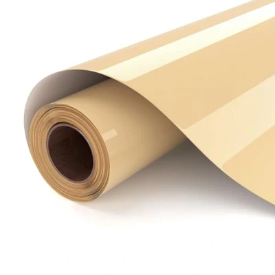 Immagine di UIOK Vinile Termoadesivo per Tessuti, Color Carne Termovinile 30,5 x 182 cm Cricut, Tessuti HTV Termico T shirt, Altri