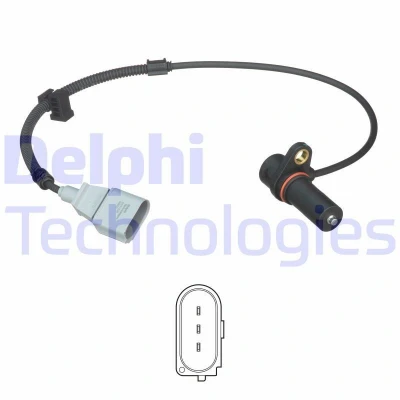 Immagine di DELPHI SS11226 Generatore di Impulsi 3 VOLKSWAGEN: Polo IV Hatchback, SEAT: Ibiza 3, Córdoba II Sedan, SKODA: Fabia 1 Combi, I Hatchback